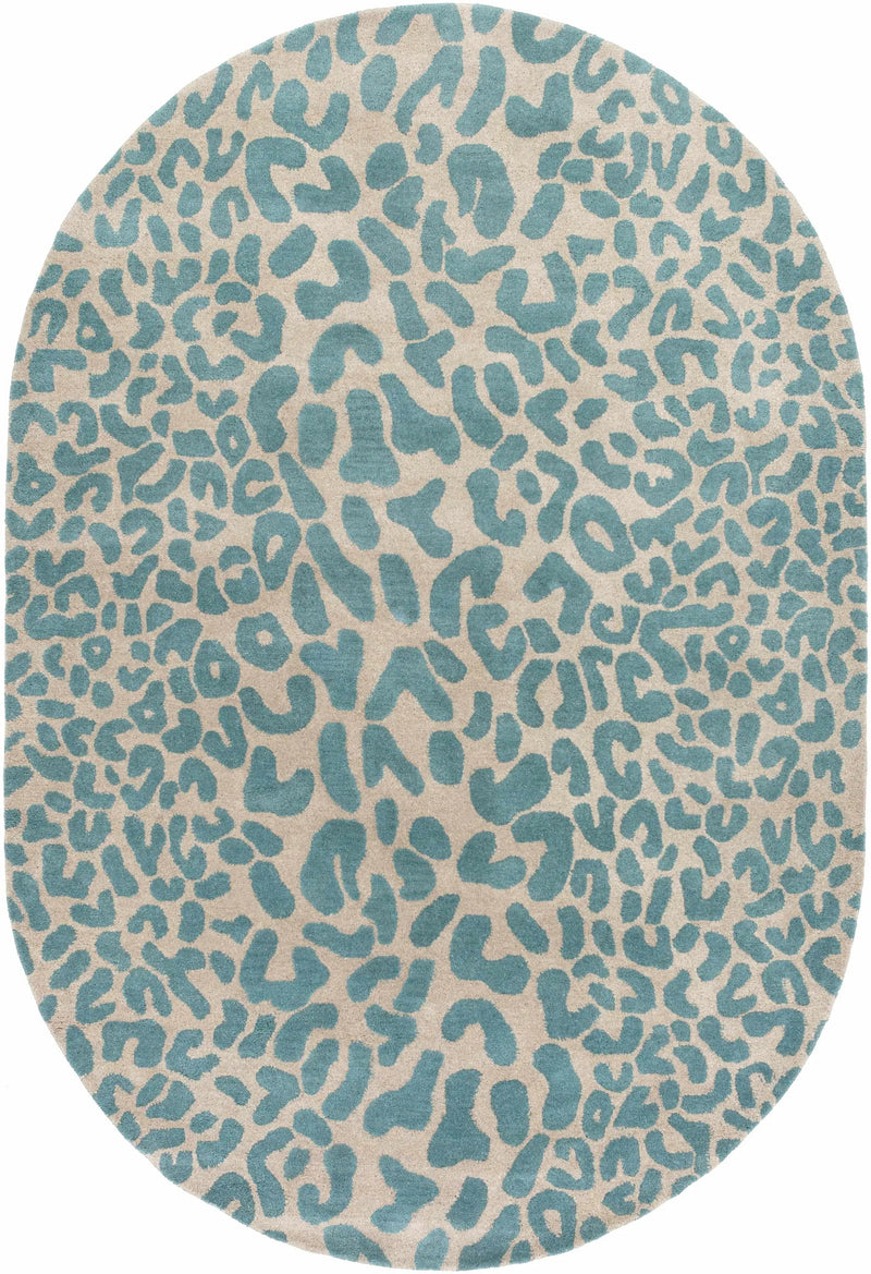 Lockbourne Leopard Print Area Rug by Boutique Rugs