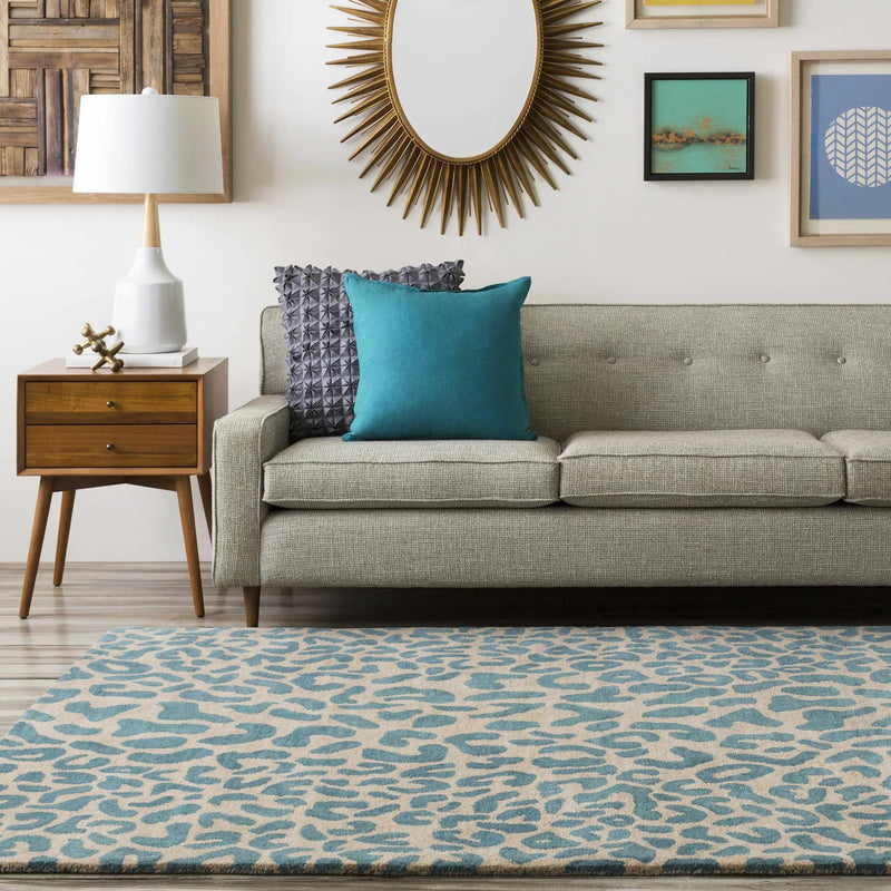 Lockbourne Leopard Print Area Rug by Boutique Rugs