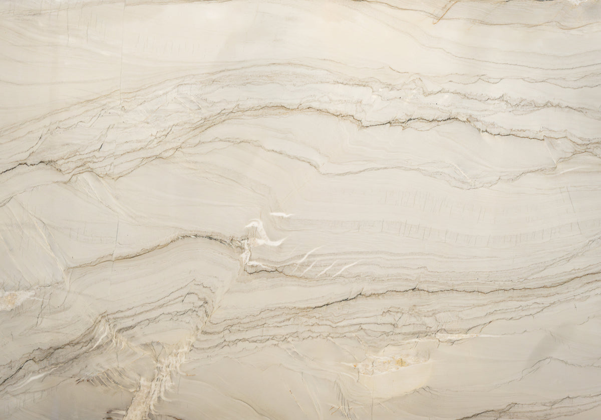 Le Blanc Polished Quartzite Slab Random 1 1/4