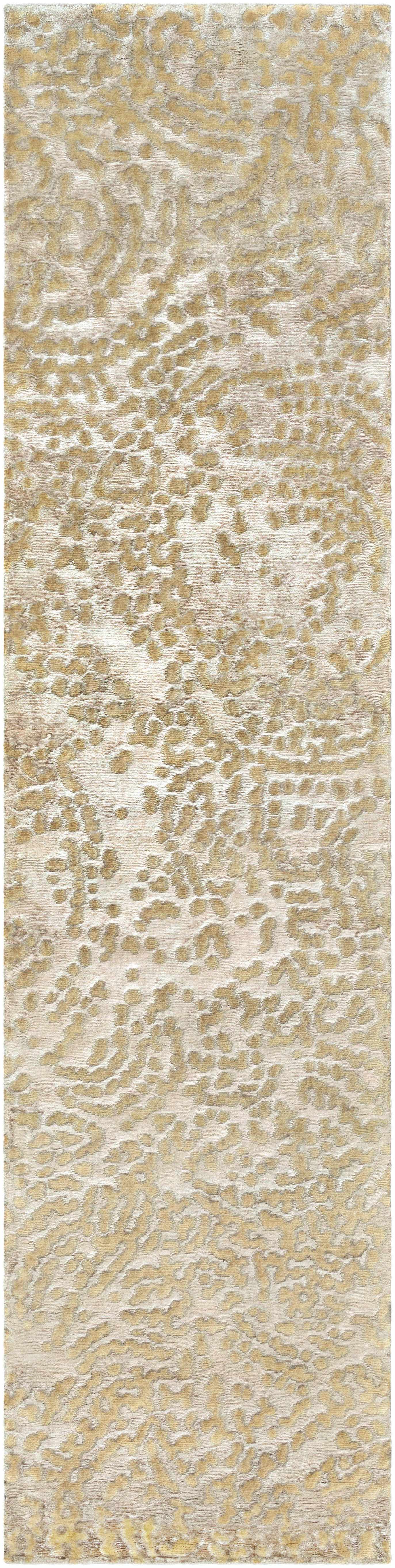 Pensacola Tan Premium Wool&Viscose Rug - Clearance by Boutique Rugs