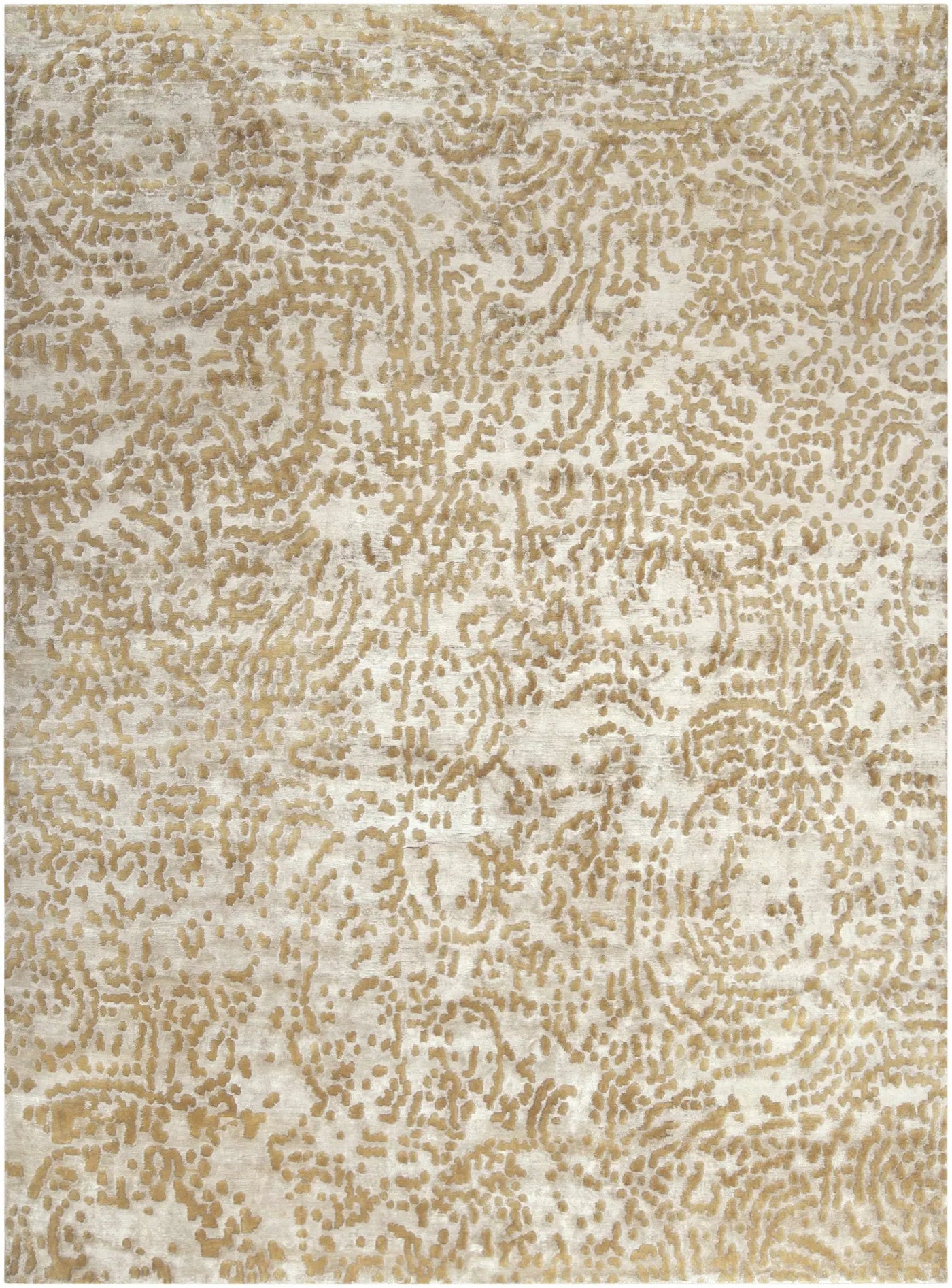 Pensacola Tan Premium Wool&Viscose Rug - Clearance by Boutique Rugs