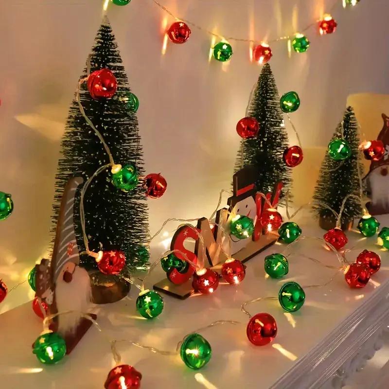 LED Bell Light Strand, 2m Long, 10 Lights for Home and Christmas Decor by House Of Avana
