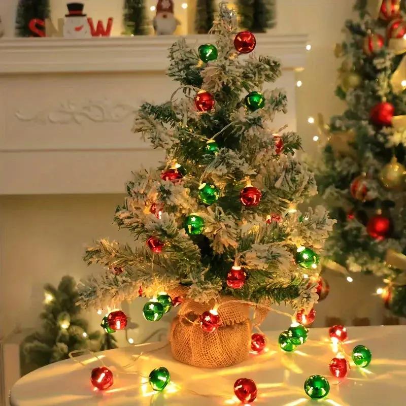 LED Bell Light Strand, 2m Long, 10 Lights for Home and Christmas Decor by House Of Avana