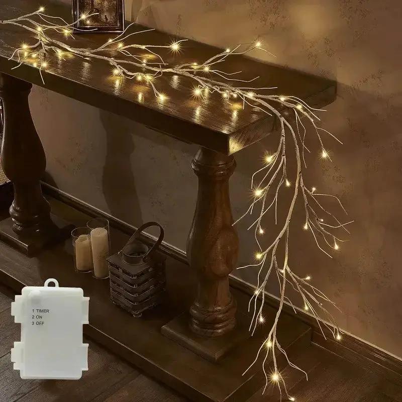 LED Christmas Lights Warm White Battery Operated Indoor Outdoor Decoration by House Of Avana
