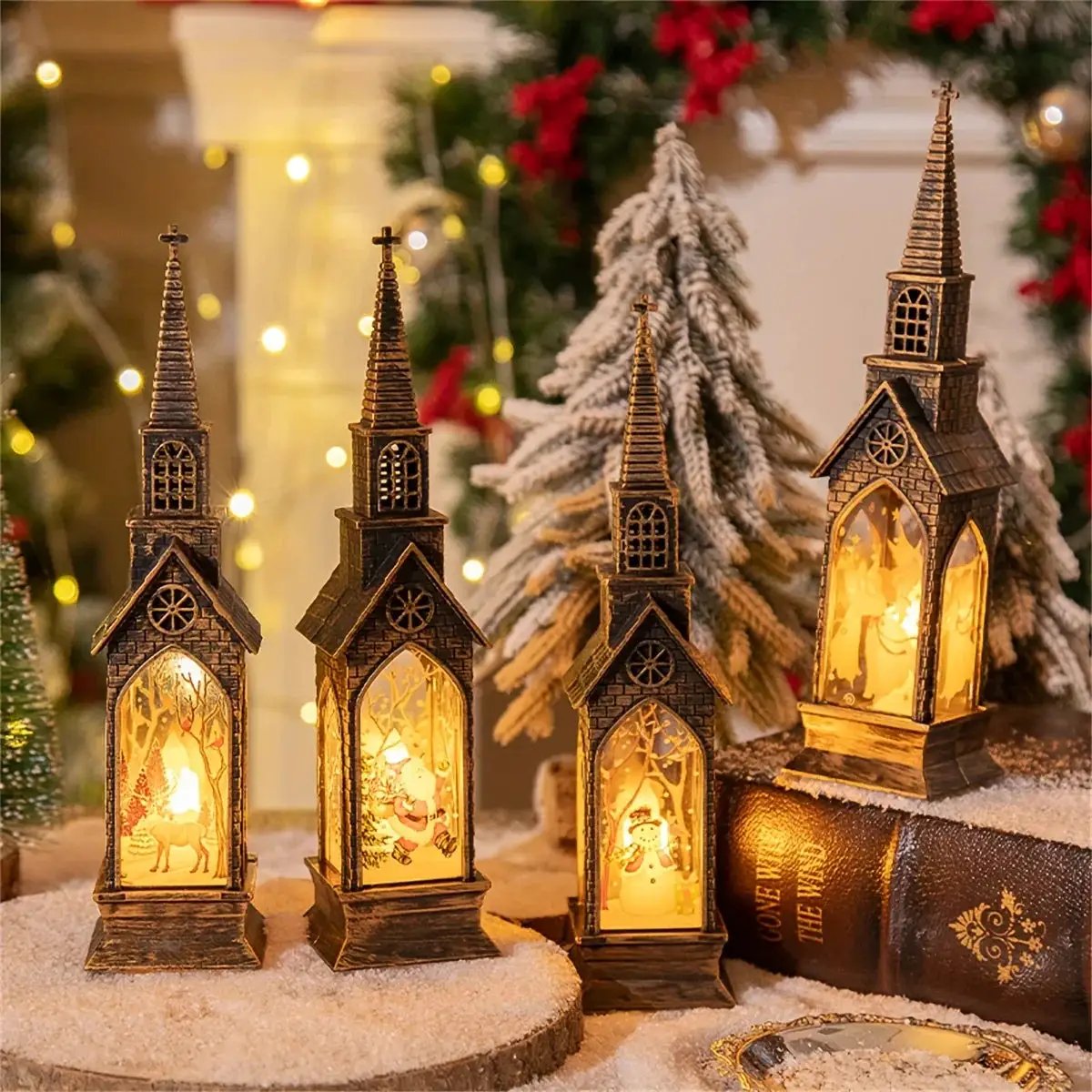 LED Electronic Candle Lights with Realistic Flame Effect by House Of Avana