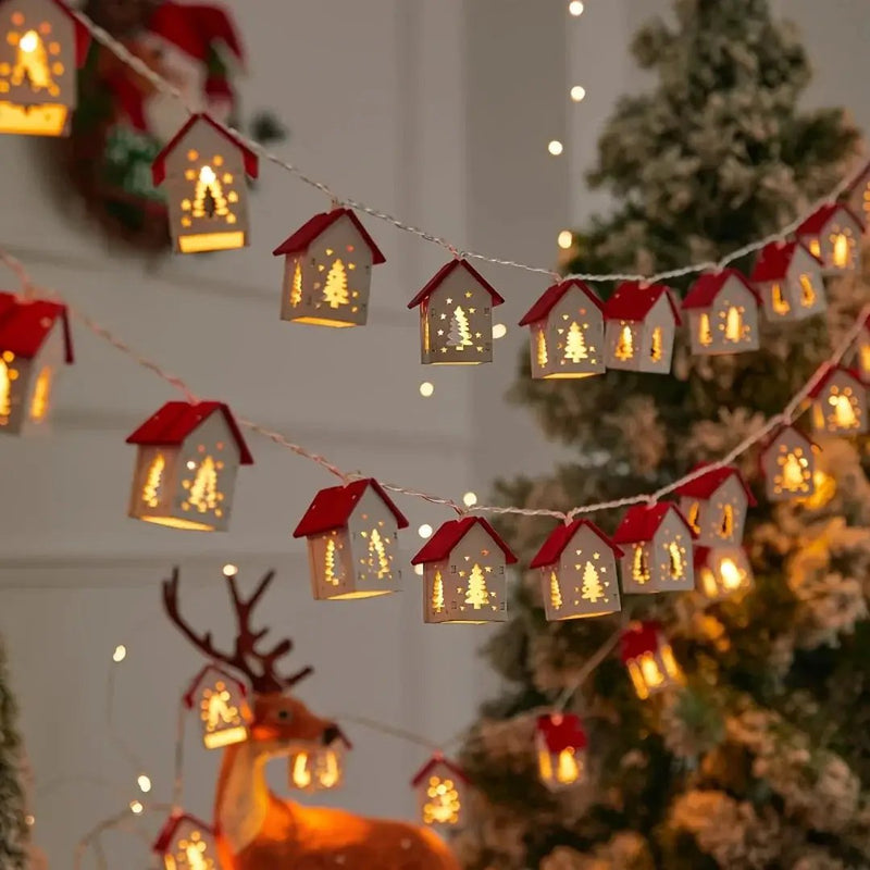 LED Fairy Lights Red Battery Operated String Lights by House Of Avana