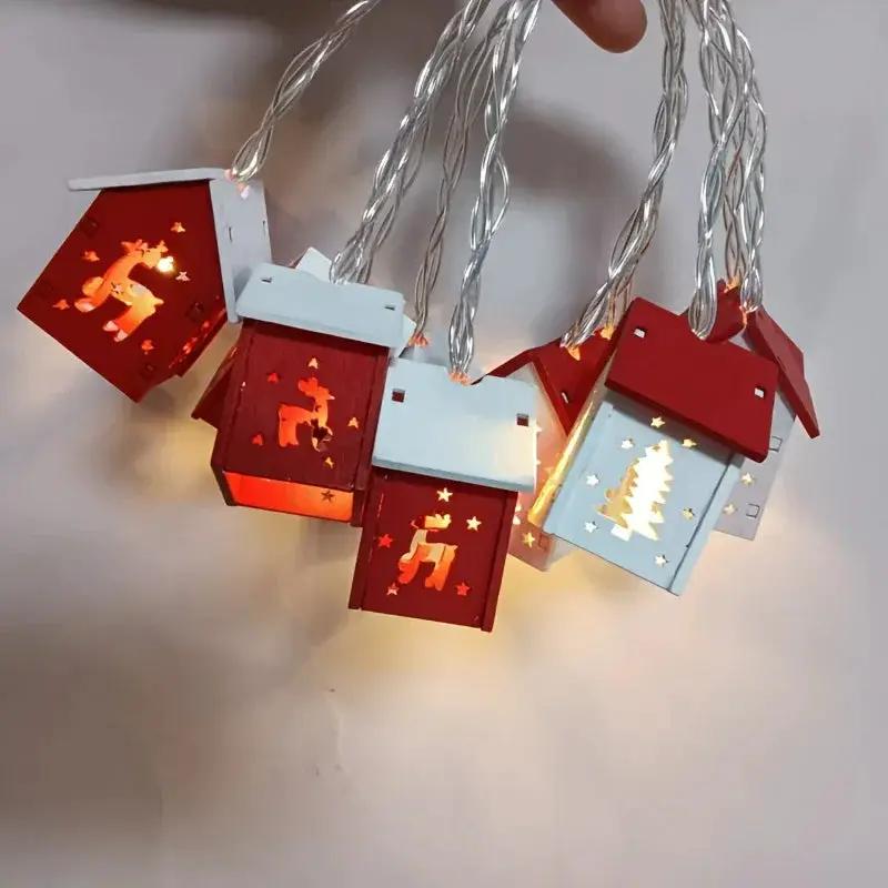LED Fairy Lights Red Battery Operated String Lights by House Of Avana