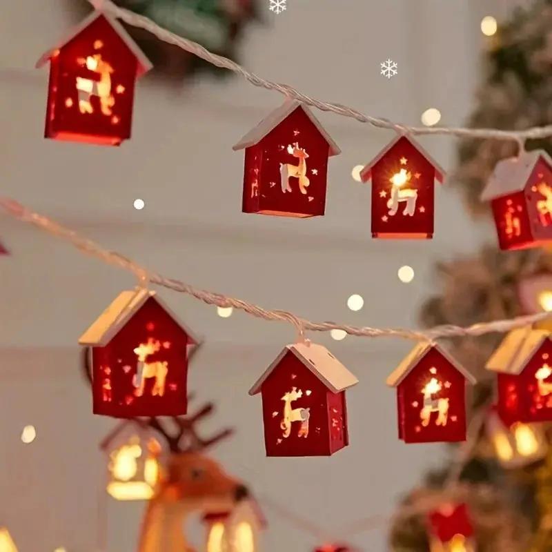 LED Fairy Lights Red Battery Operated String Lights by House Of Avana