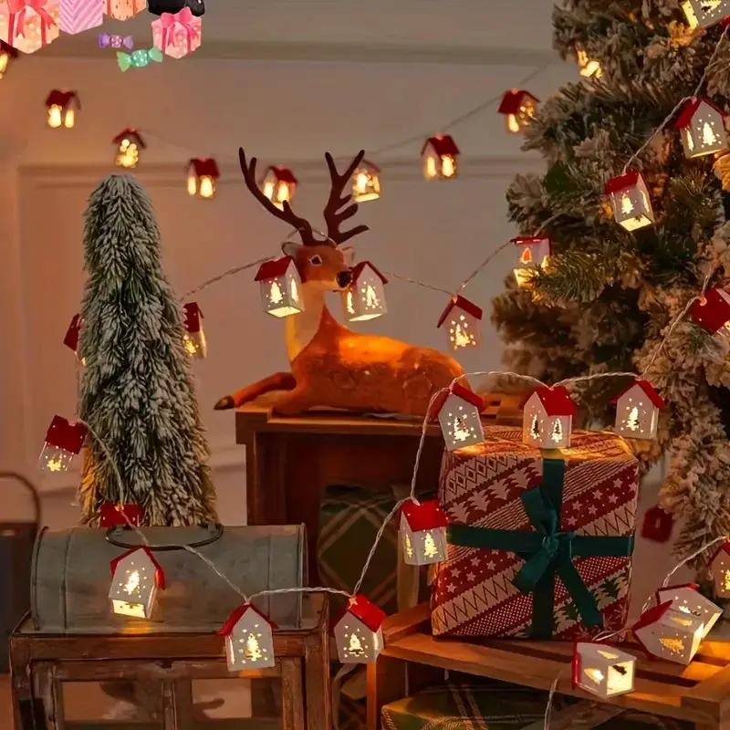 LED Fairy Lights Red Battery Operated String Lights by House Of Avana