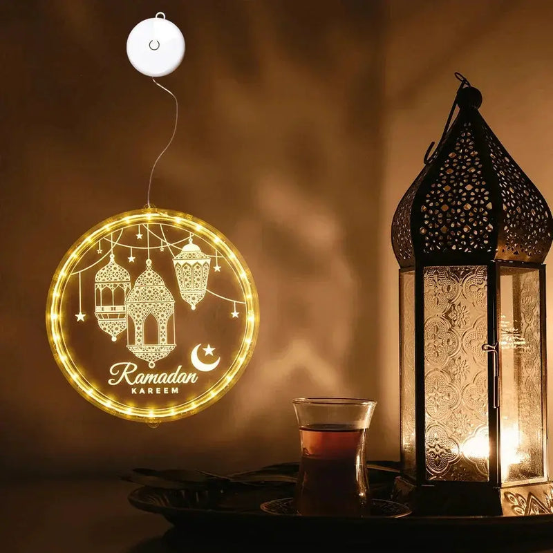 LED Lights - Ramadan Eid Mubarak 12.5cm by House Of Avana