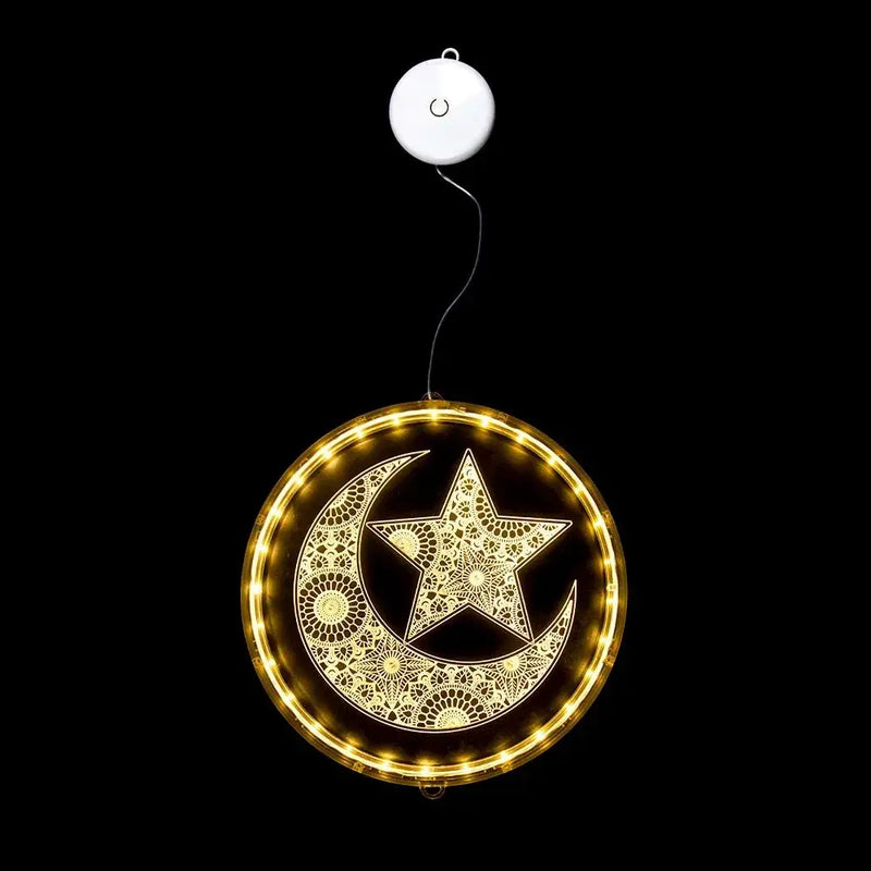 LED Lights - Ramadan Eid Mubarak 12.5cm by House Of Avana