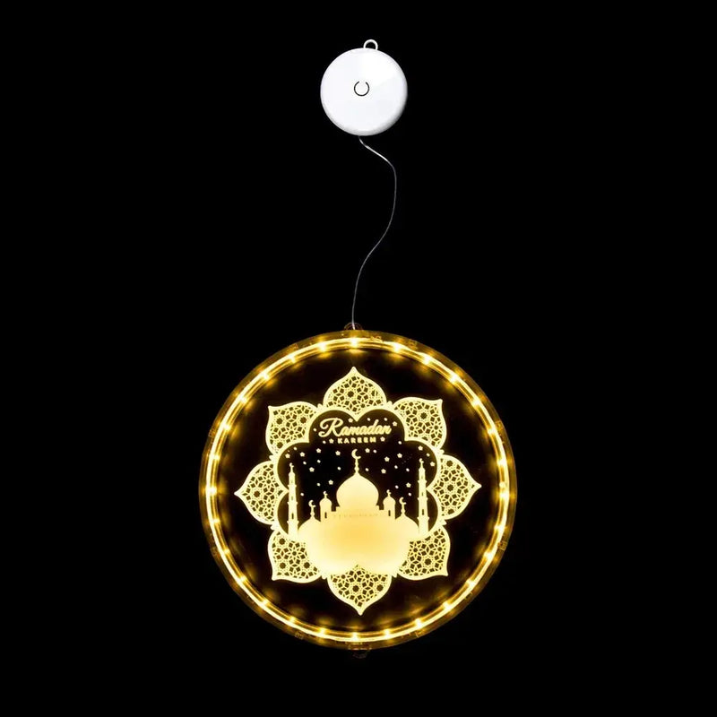 LED Lights - Ramadan Eid Mubarak 12.5cm by House Of Avana