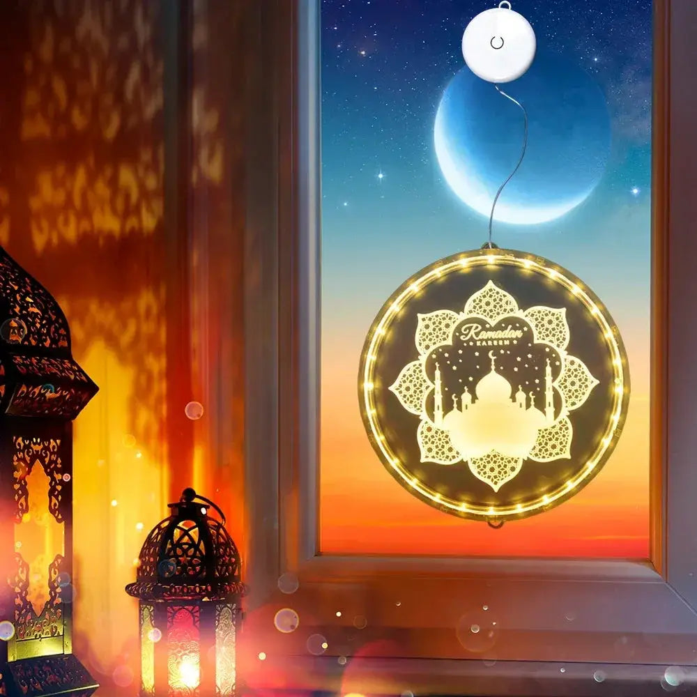 LED Lights - Ramadan Eid Mubarak 12.5cm by House Of Avana