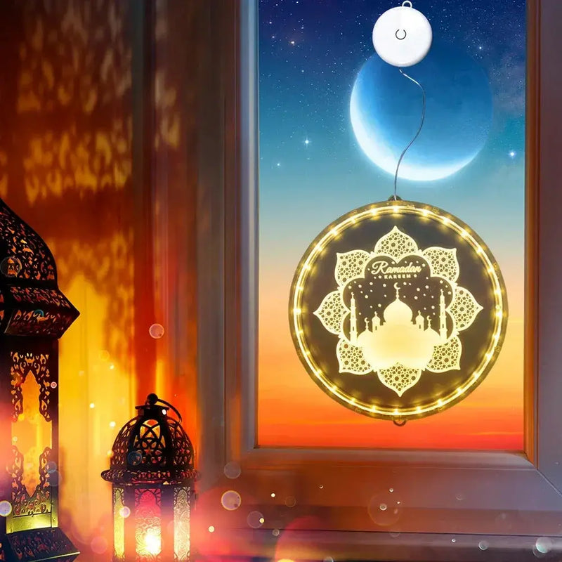 LED Lights - Ramadan Eid Mubarak 12.5cm by House Of Avana