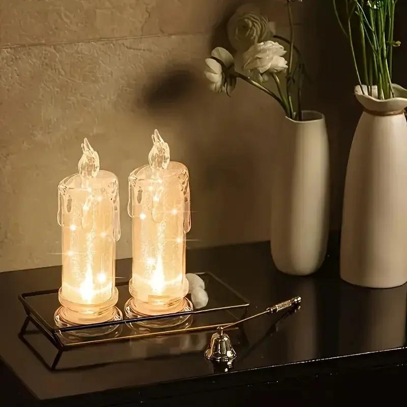 LED Pillar Candles Christmas Decor, Flameless by House Of Avana