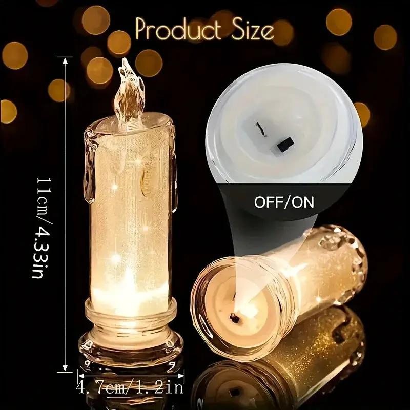 LED Pillar Candles Christmas Decor, Flameless by House Of Avana