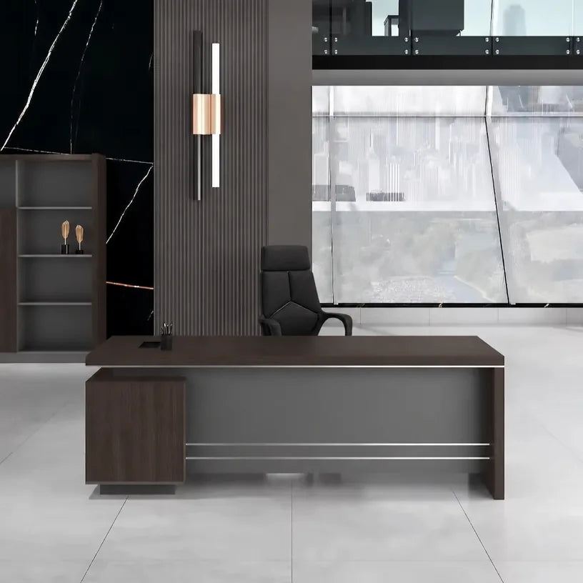 Leeds · Modern Executive L-Shaped Desk, photo 4 of 13