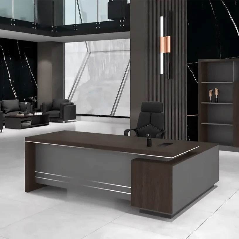 Leeds · Modern Executive L-Shaped Desk, photo 5 of 13