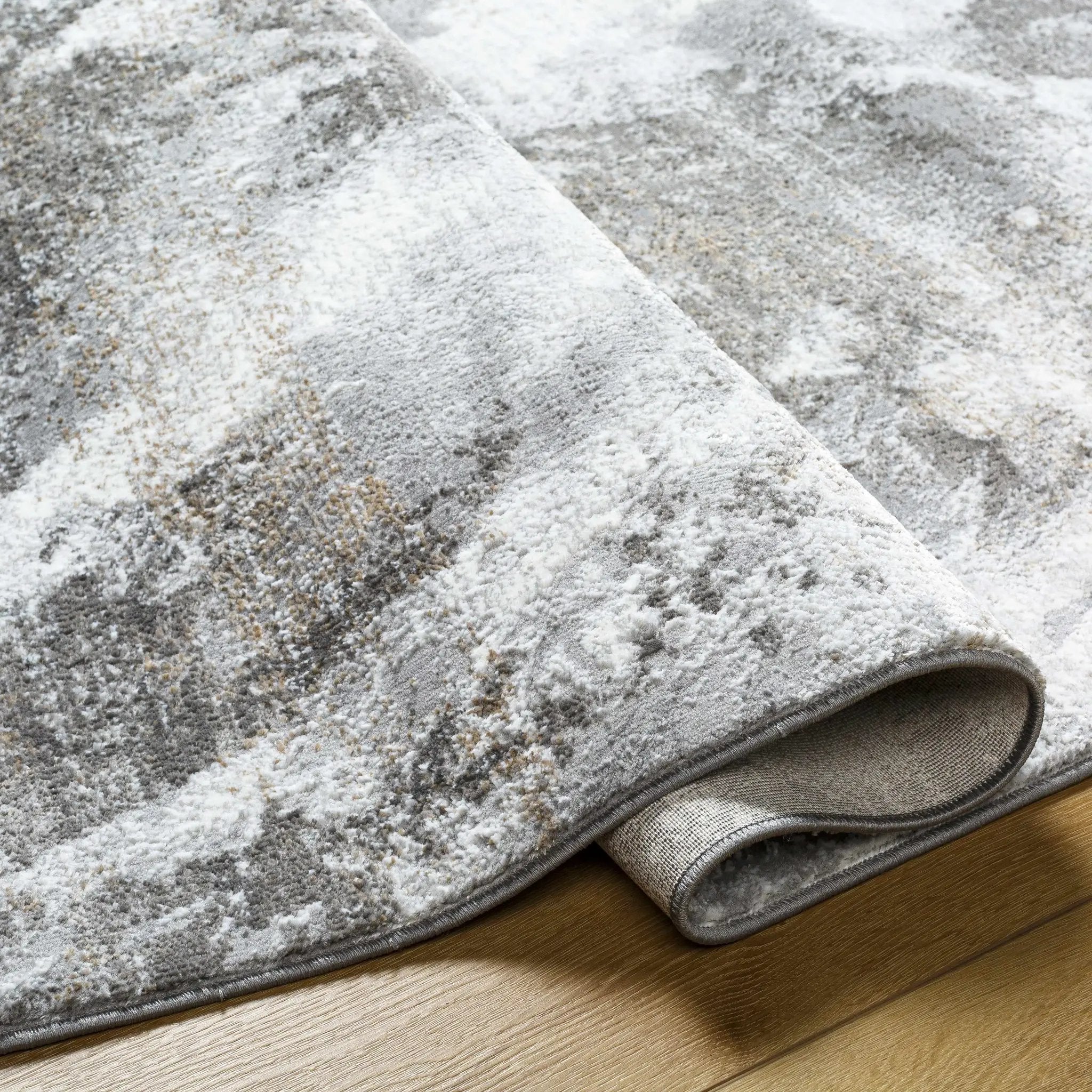 Leganes Brown Marble Rug by Boutique Rugs