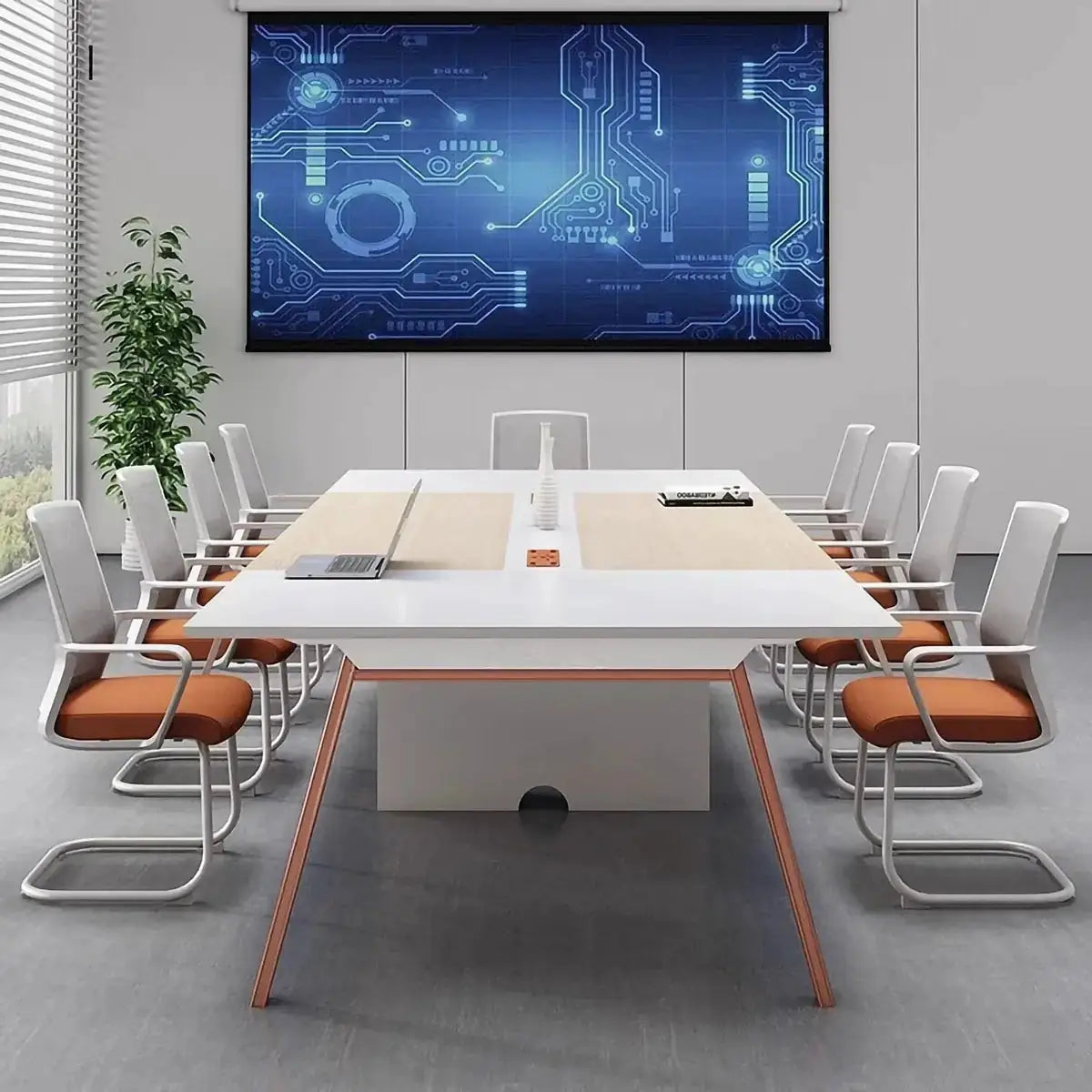 Comity · White Collaborative Meeting Table by Arc Grove