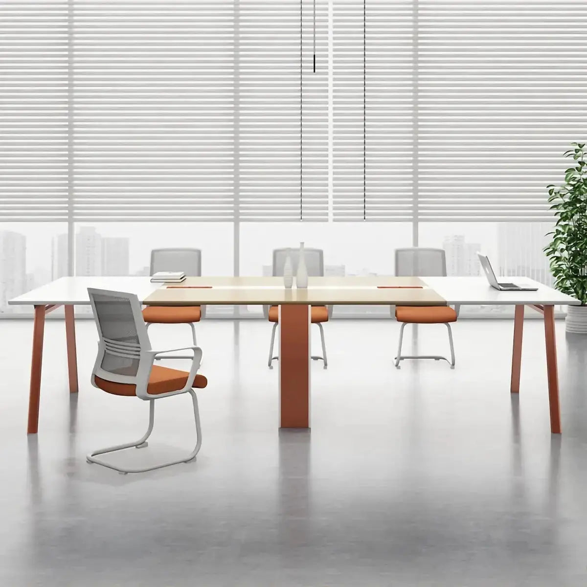 Comity · White Collaborative Meeting Table by Arc Grove