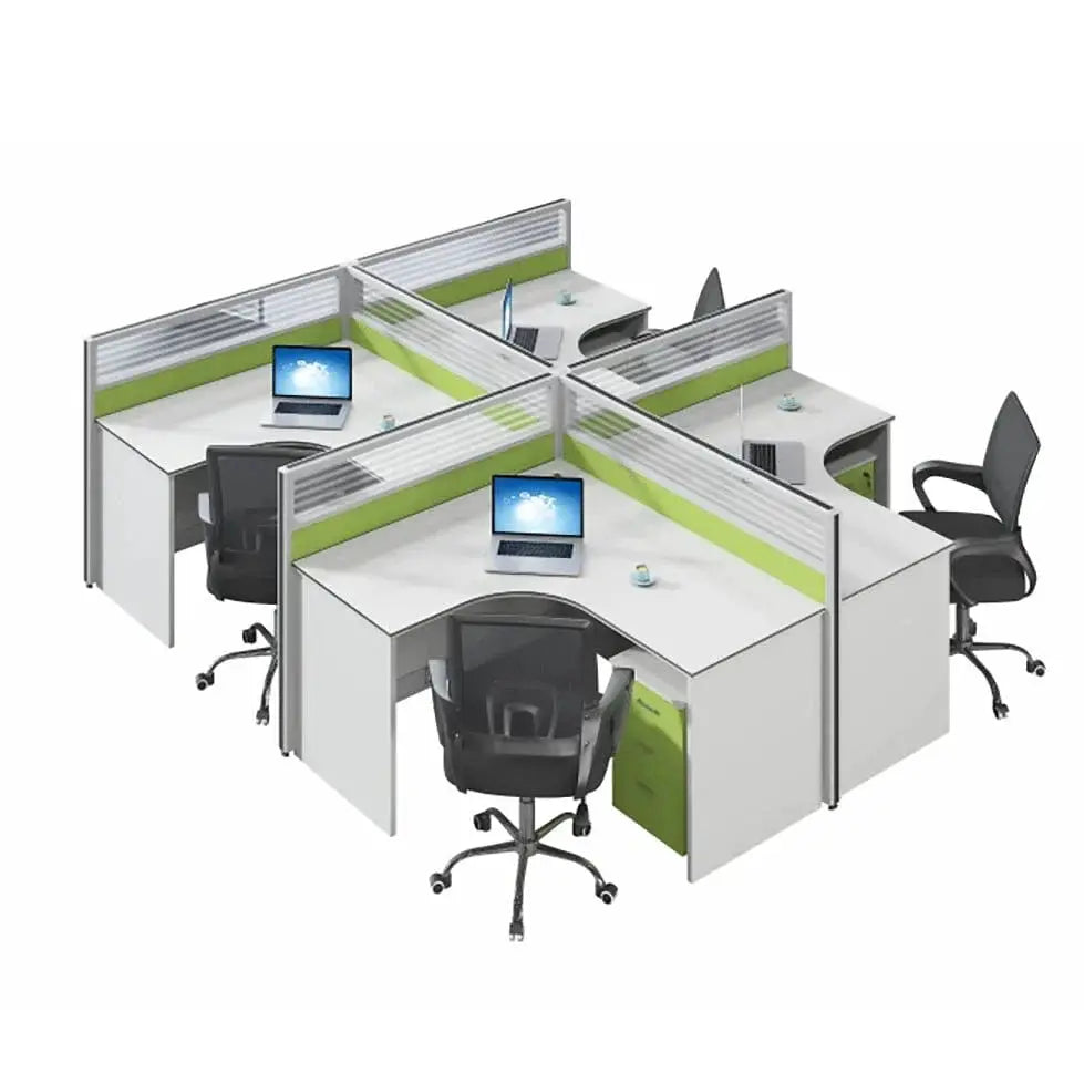 Velnor · L-Shaped Cubicle Workstation by Arc Grove