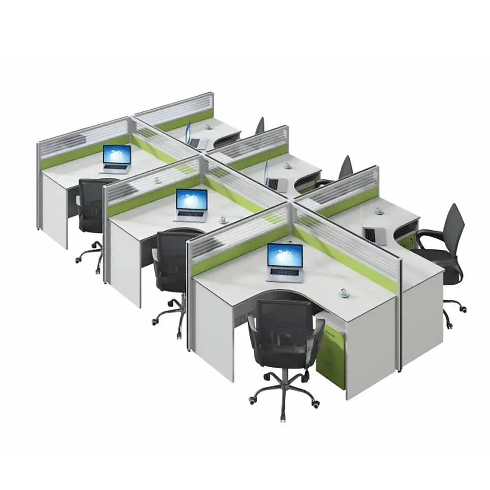 Velnor · L-Shaped Cubicle Workstation by Arc Grove
