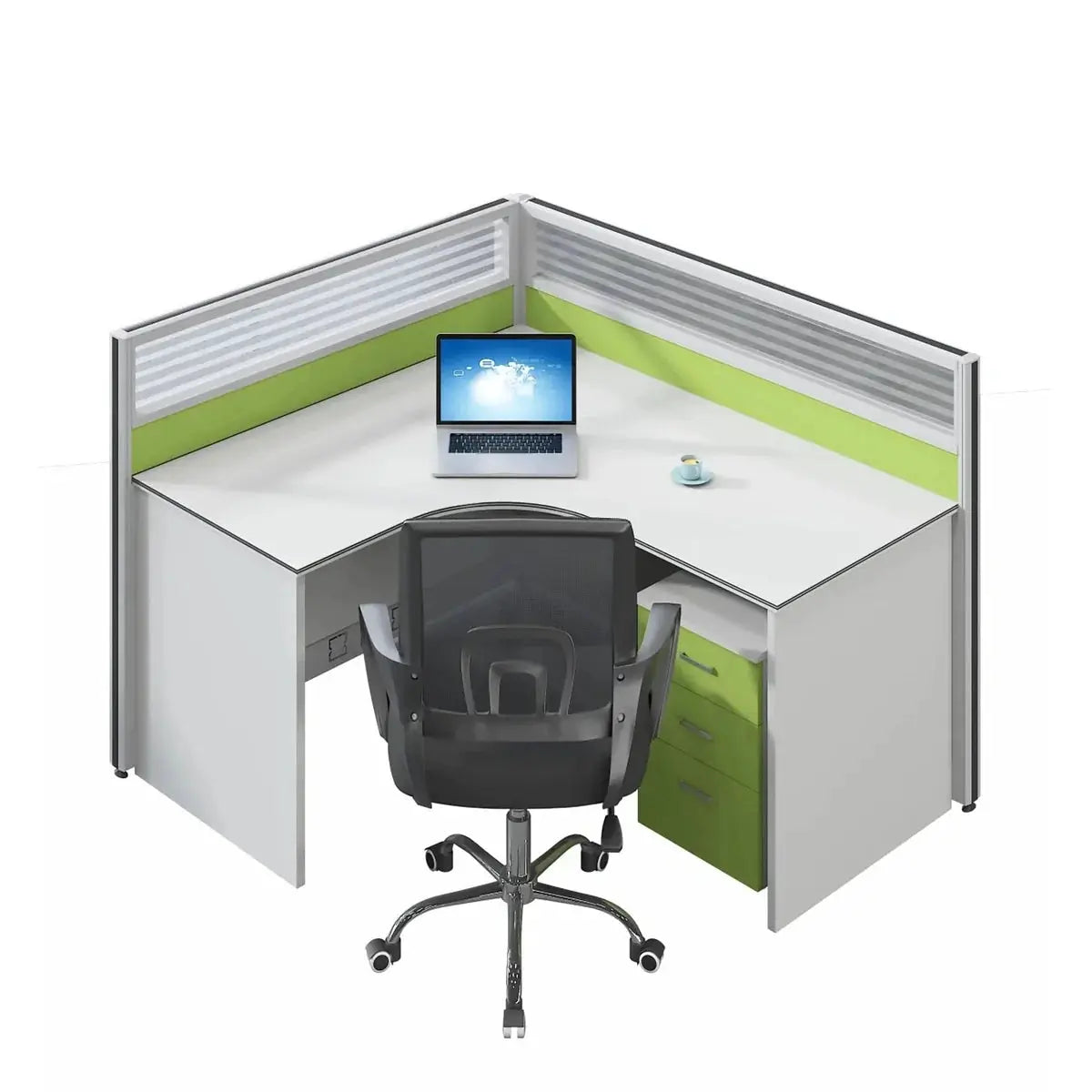 Velnor · L-Shaped Cubicle Workstation by Arc Grove