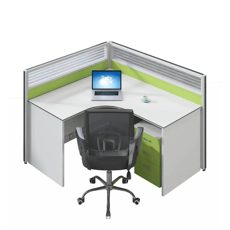 Velnor · L-Shaped Cubicle Workstation by Arc Grove