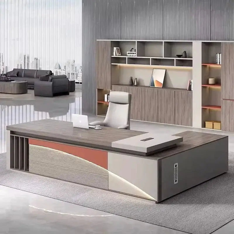 Lachlan · Modern L-Shaped Executive Desk by Arc Grove