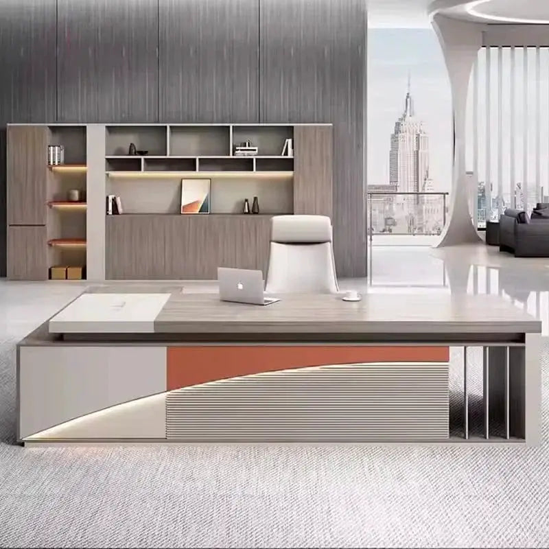 Lachlan · Modern L-Shaped Executive Desk by Arc Grove
