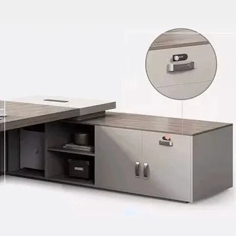 Lachlan · Modern L-Shaped Executive Desk by Arc Grove