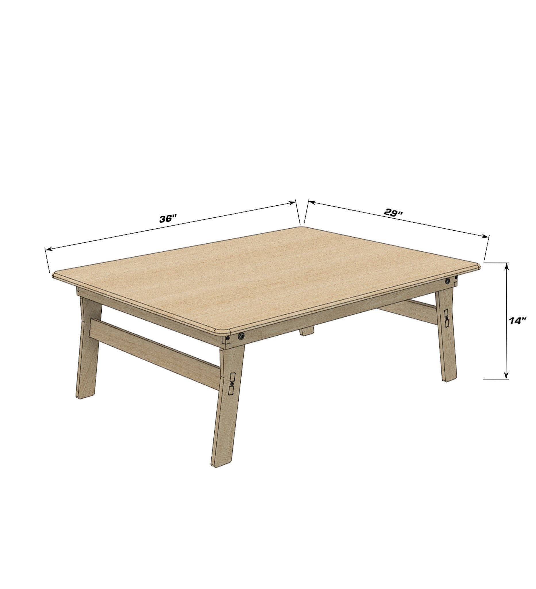 LESLIE- Foldable Picnic Table by Bush Acres