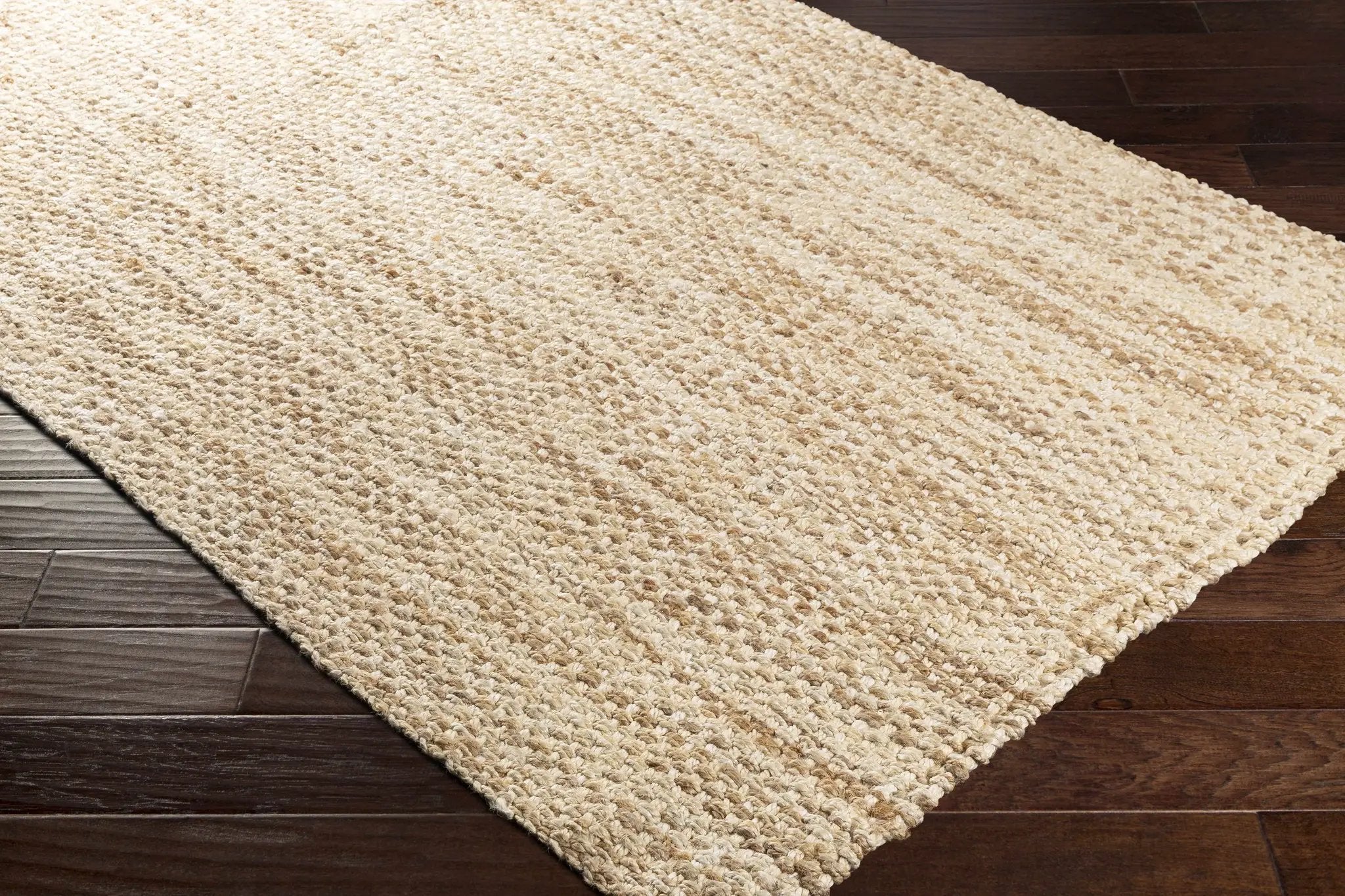 Leyton Natural Jute Rug - Clearance by Boutique Rugs