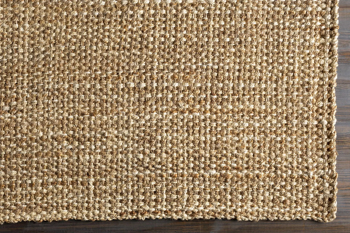 Leyton Natural Jute Rug - Clearance by Boutique Rugs