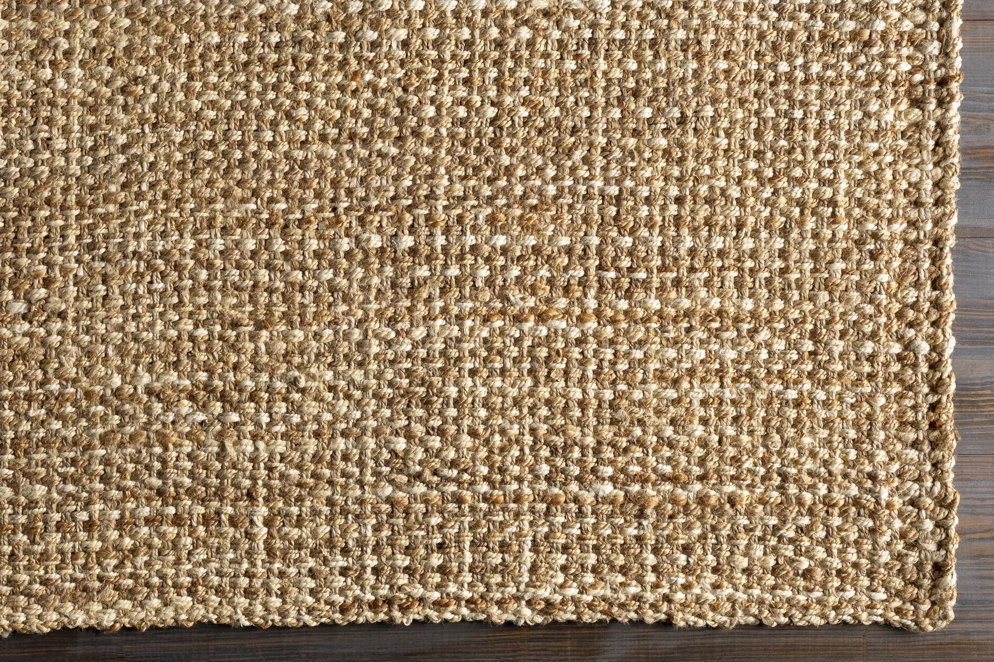 Leyton Natural Jute Rug - Clearance by Boutique Rugs