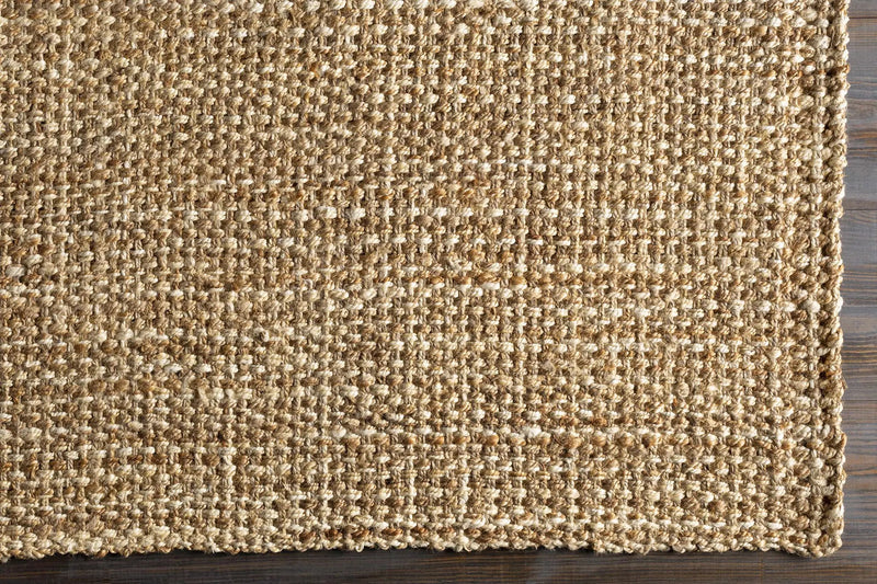 Leyton Natural Jute Rug - Clearance by Boutique Rugs