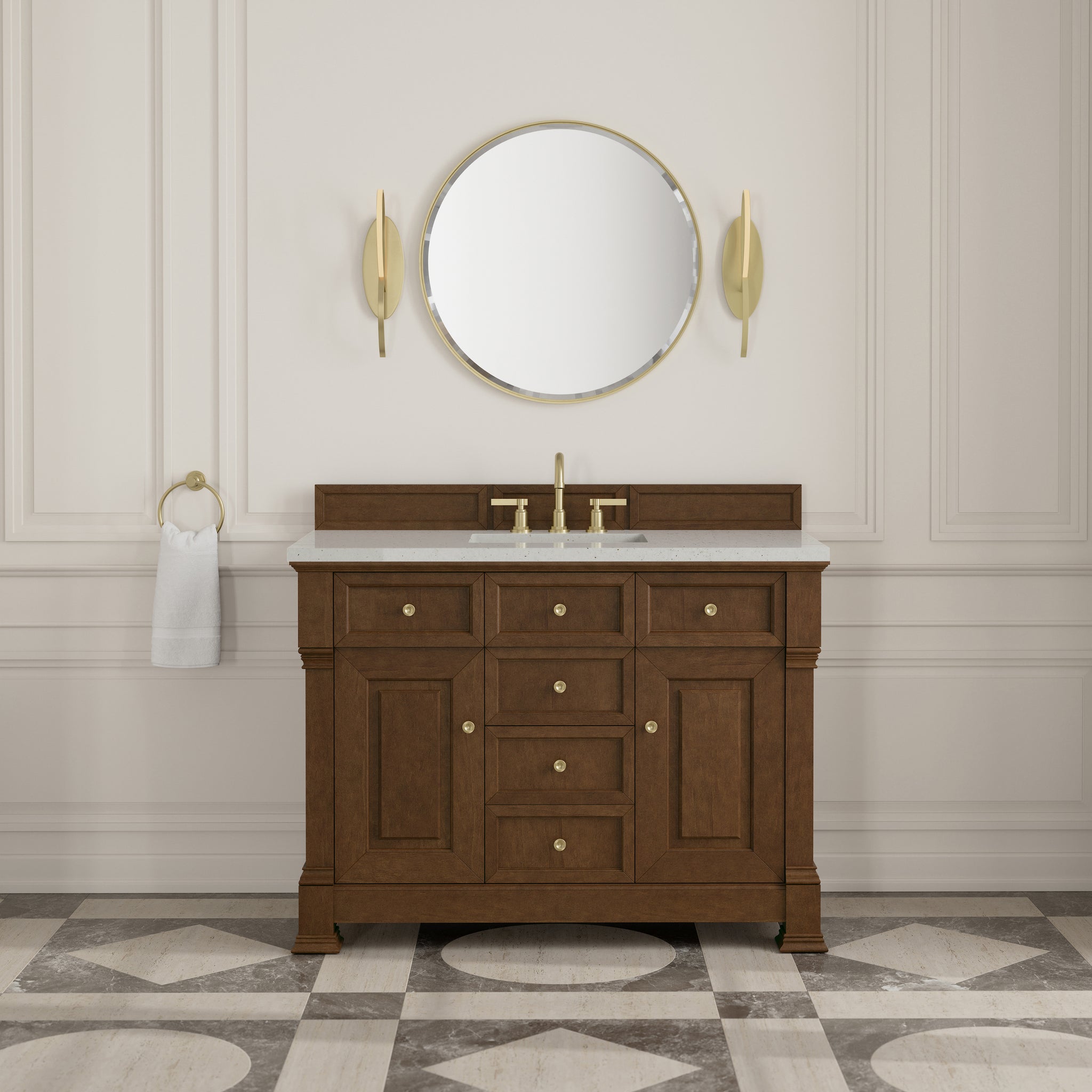 James Martin Brookfield 48" Single Bathroom Vanity, Honey Oak, view 18