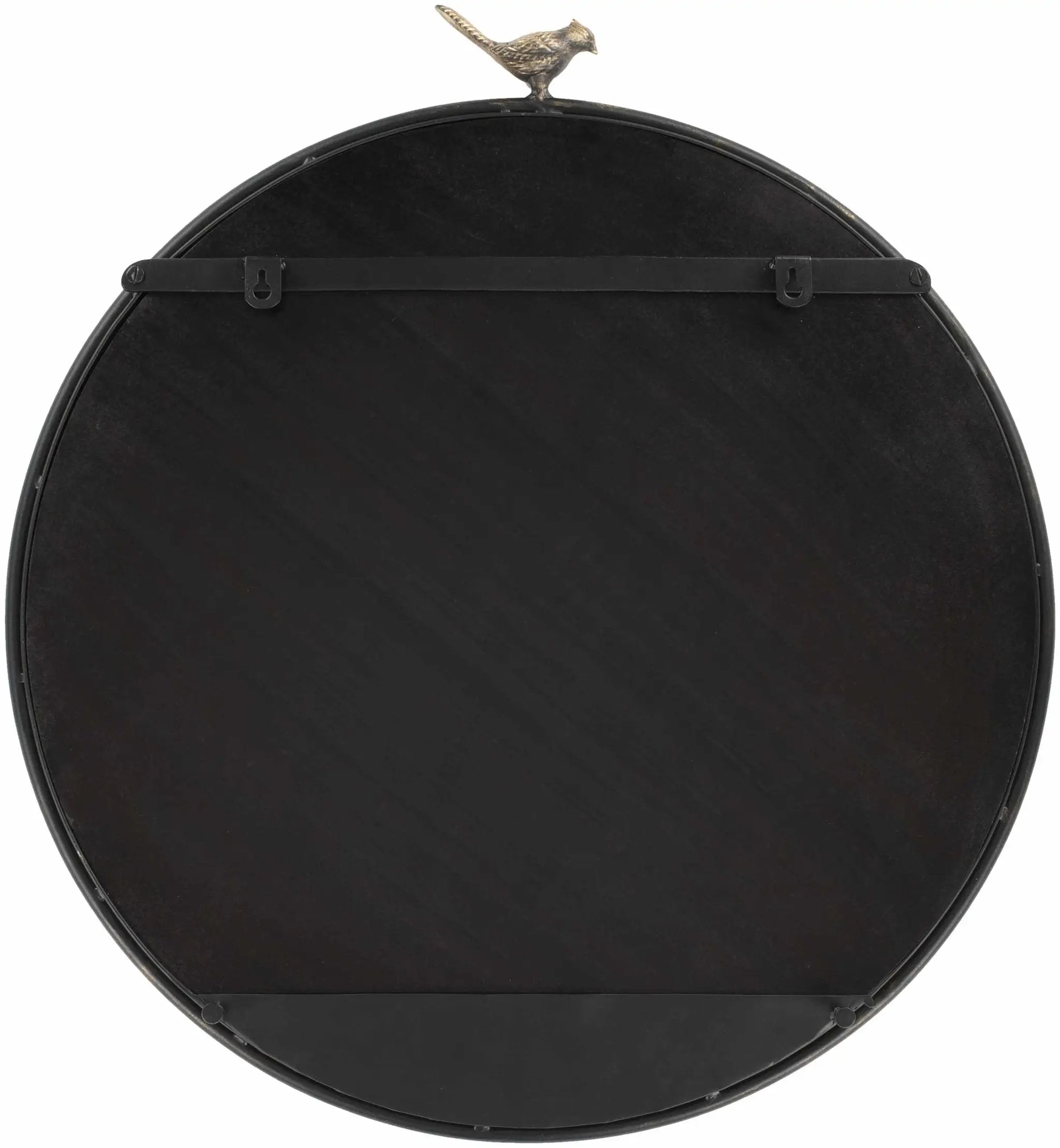 Loughlinstown Gold Frame Round Mirror by Boutique Rugs