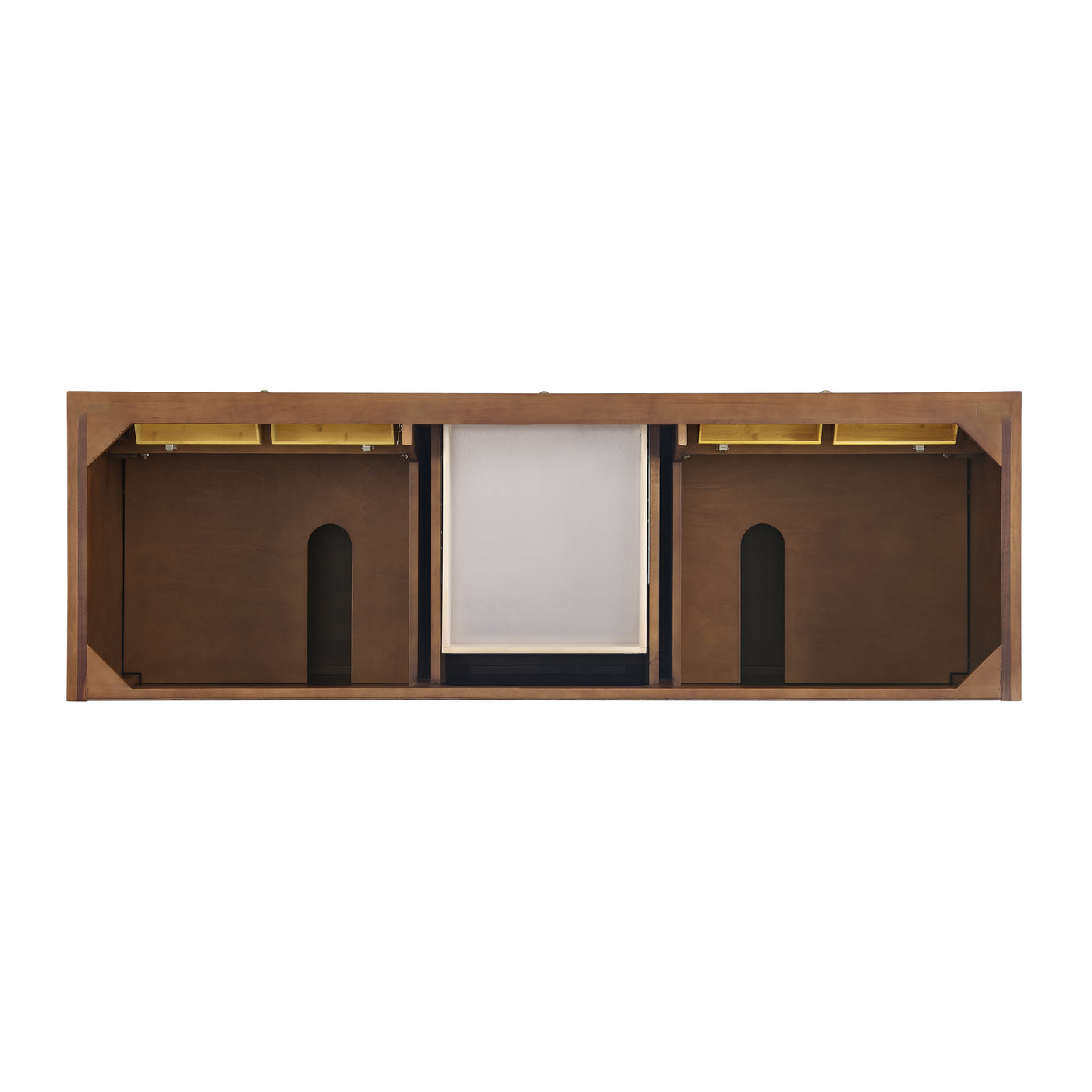 James Martin Lorelai 72" Double Bathroom Vanity, Mid-Century Walnut by James Martin