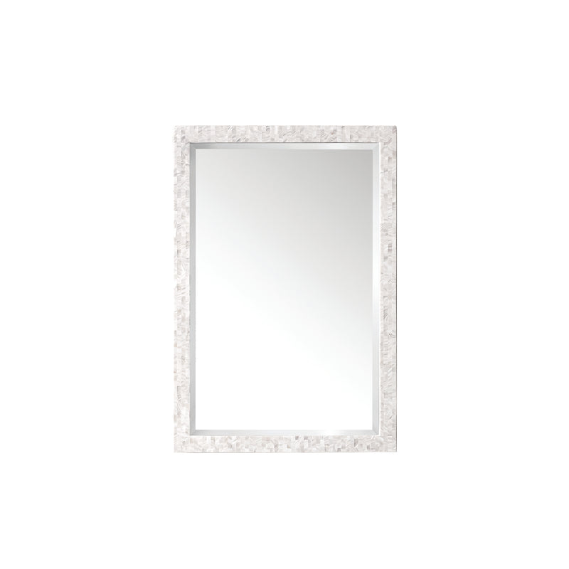 James Martin Callie 26" Mirror, White Mother of Pearl by James Martin