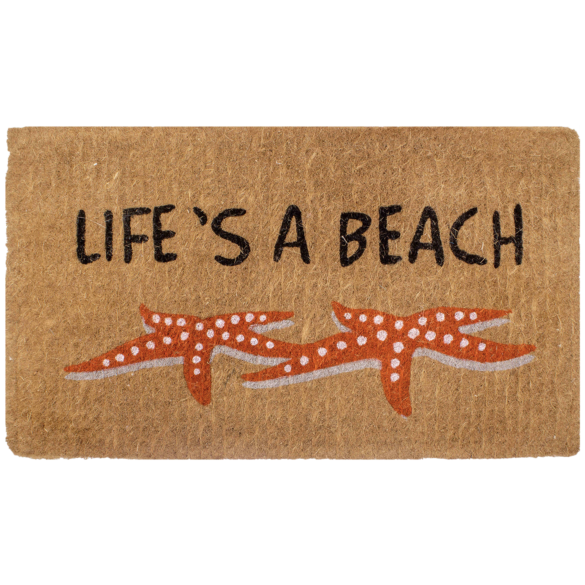 Life's a Beach Starfish Coir Doormat by Fab Habitat