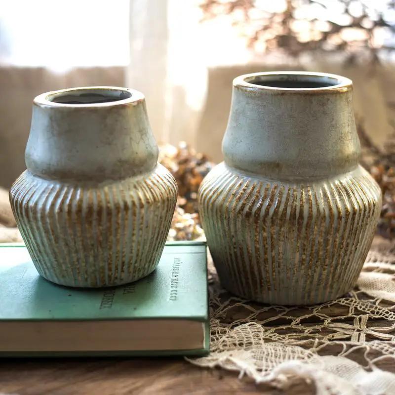 Light Blue Underglazed Ceramic Vase by RusticReach