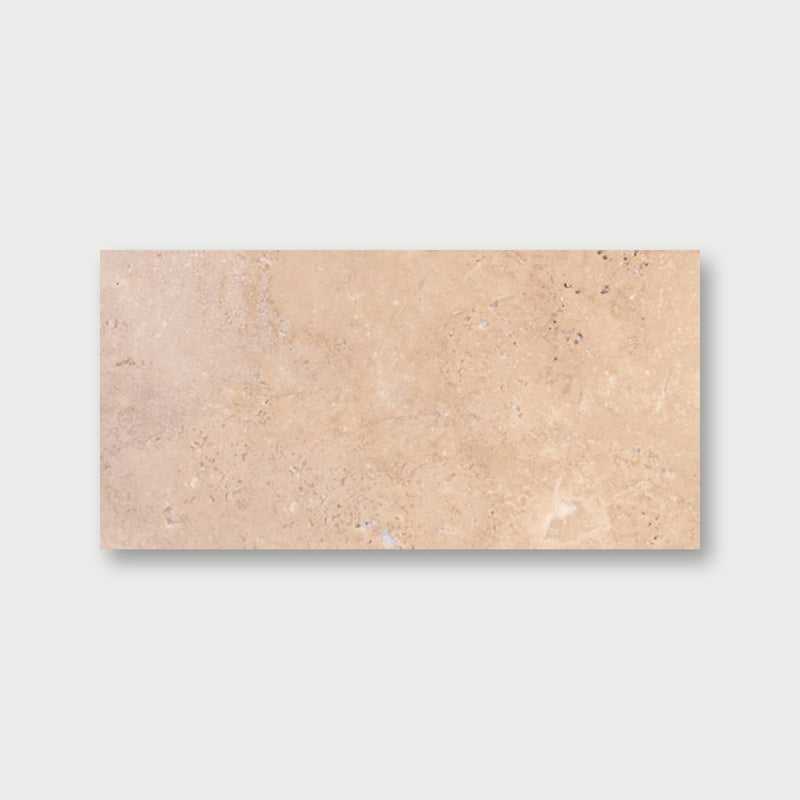 Light Select Tumbled Travertine Pavers 12x24