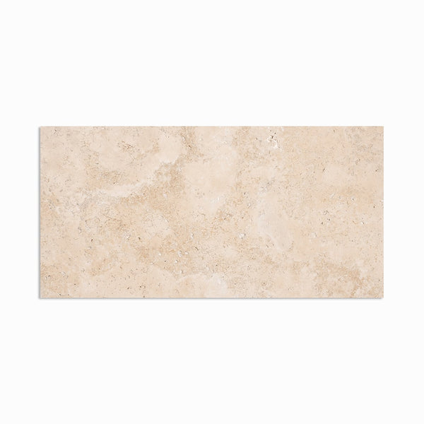 Light Standard Tumbled Travertine Pavers 6x12