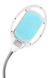 LightView Pro 8X10 - Full Page Magnifying Floor Lamp - Hands Free Magnifier with Bright LED Light for Reading - Flexible Gooseneck Holds Position by Outdoor Solar Outlet