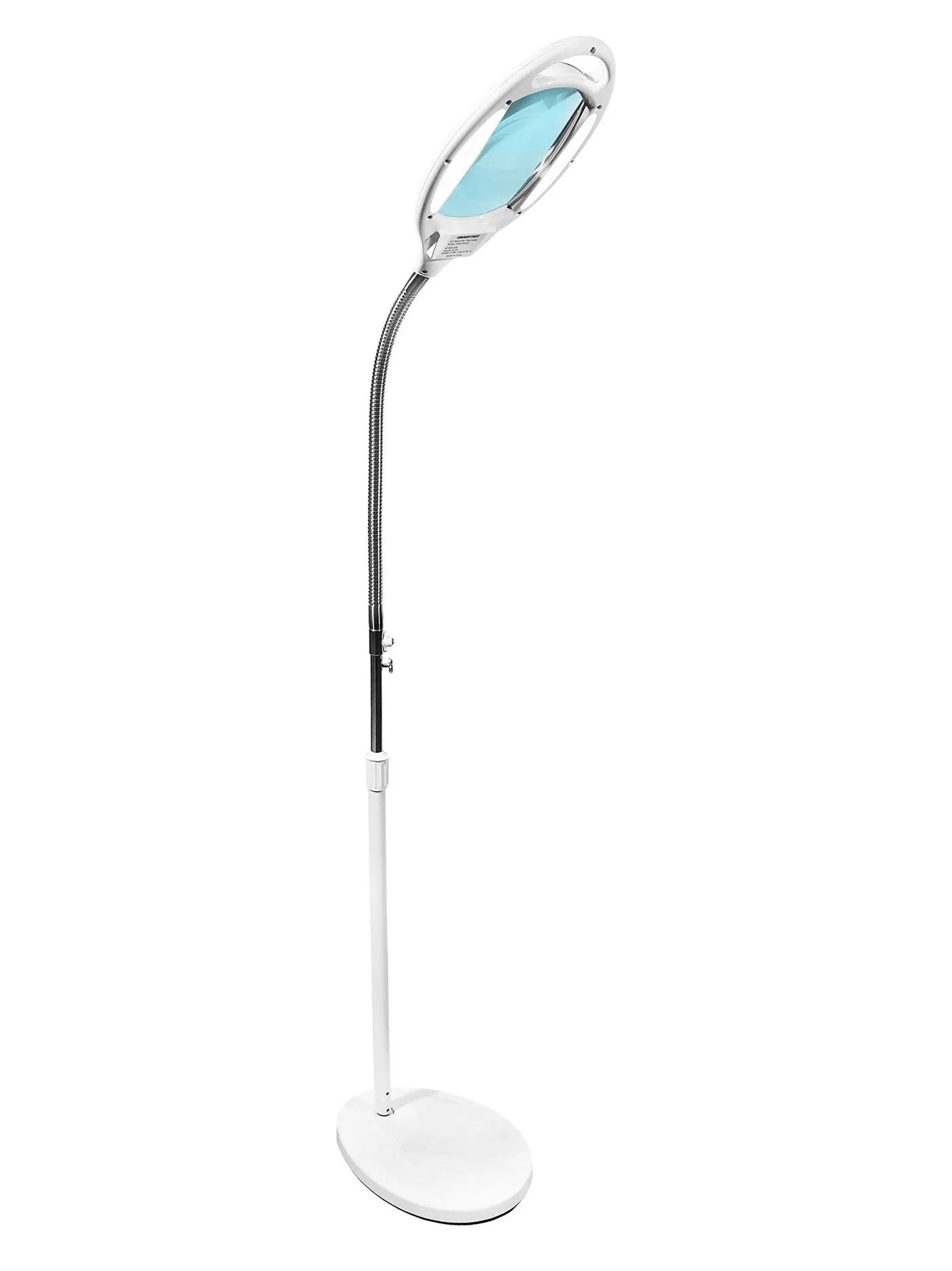 LightView Pro 8X10 - Full Page Magnifying Floor Lamp - Hands Free Magnifier with Bright LED Light for Reading - Flexible Gooseneck Holds Position by Outdoor Solar Outlet