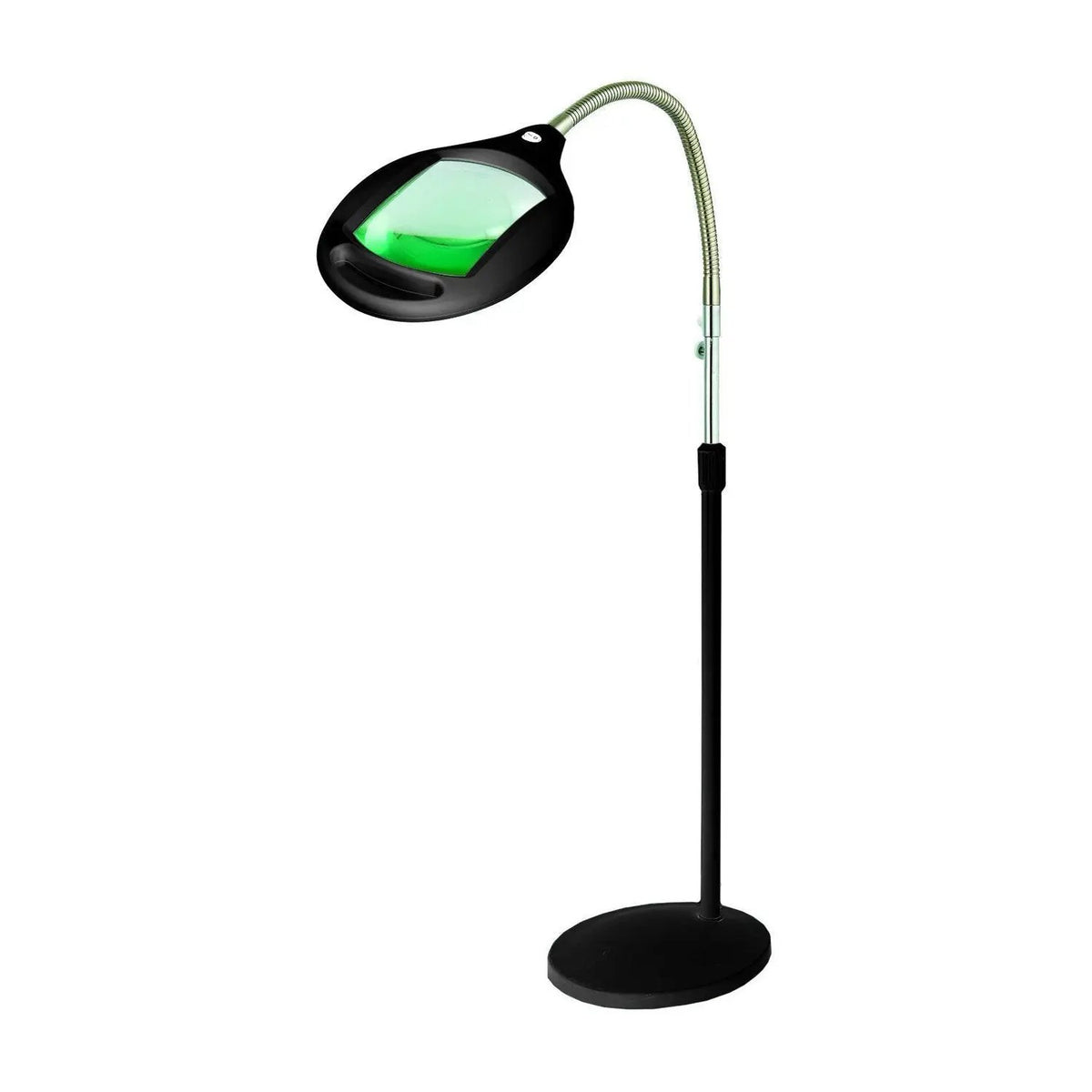 LightView Pro 8X10 - Full Page Magnifying Floor Lamp - Hands Free Magnifier with Bright LED Light for Reading - Flexible Gooseneck Holds Position by Outdoor Solar Outlet