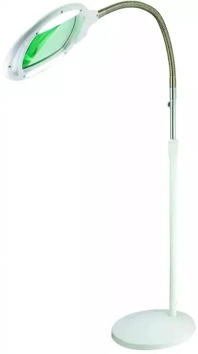 LightView Pro 8X10 - Full Page Magnifying Floor Lamp - Hands Free Magnifier with Bright LED Light for Reading - Flexible Gooseneck Holds Position by Outdoor Solar Outlet