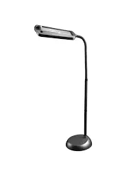 LightView Pro 8X10 - Full Page Magnifying Floor Lamp - Hands Free Magnifier with Bright LED Light for Reading - Flexible Gooseneck Holds Position by Outdoor Solar Outlet